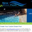 New Wave Pools Austin Pool Builder - Website Design by Austin Web Design
