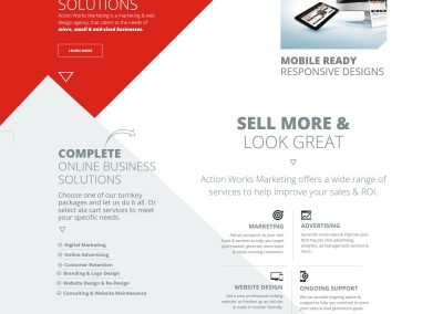 Marketing website design