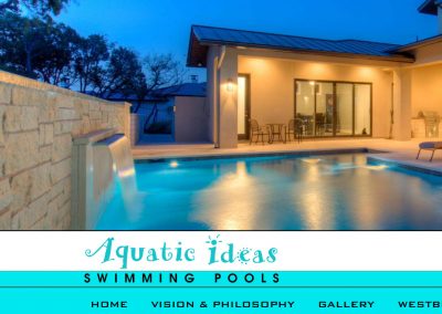 Custom Pool Designer / Builder Website Design