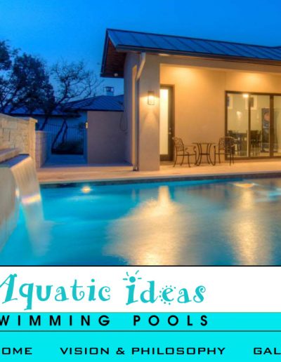 Custom Pool Designer / Builder Website Design