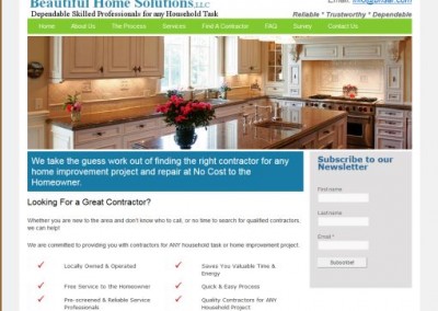 contractor website design