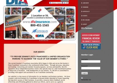 association website designs - private member areas