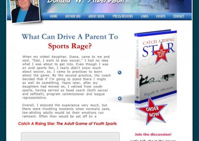 author website design