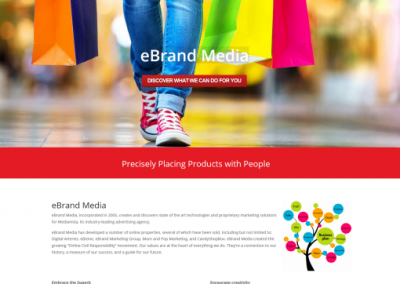 product marketing company website design