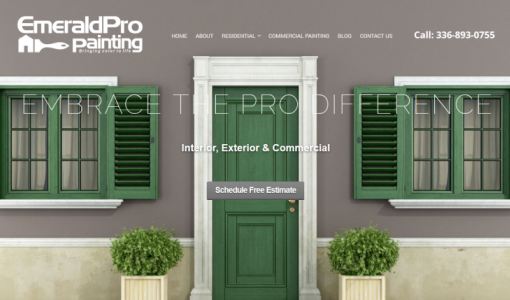 painter website design
