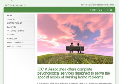 nursing home services website design
