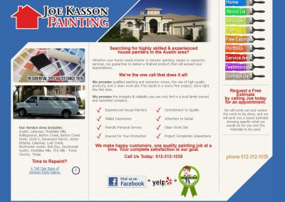 painter website designer