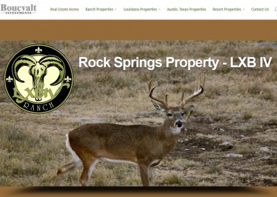 ranch - hunting leases - website design