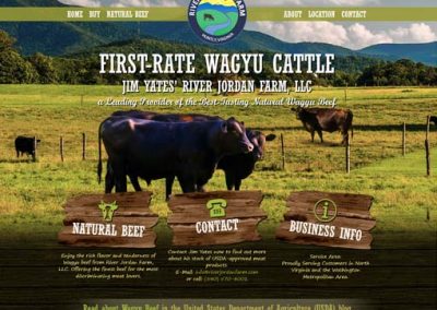 Custom Cattle Farm Website