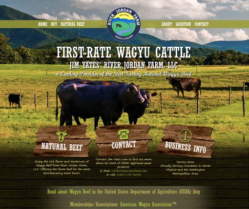 Custom Cattle Farm Website
