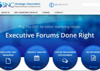 executive forum website design